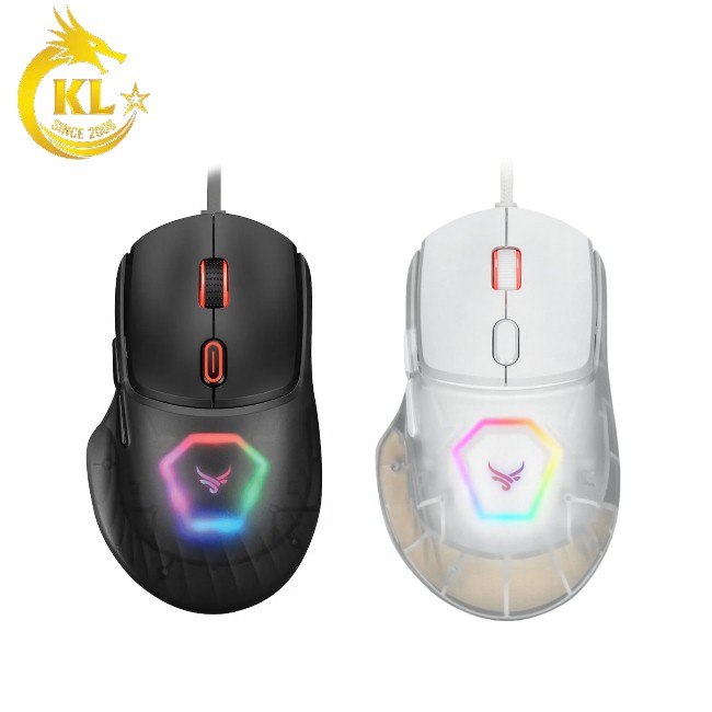 Chuột Gaming có dây Centaur CT510X - Trắng, Đen